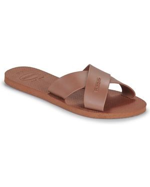 Havaianas Flip Flops / Sandals (shoes) Aqua - Brown