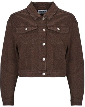 ONLY Jacket Onlanlie-animal - Brown