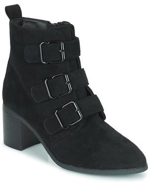 Moony Mood Paola Low Ankle Boots - Black