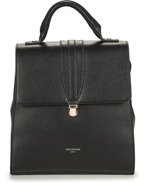 Hexagona Backpack Lea - Black