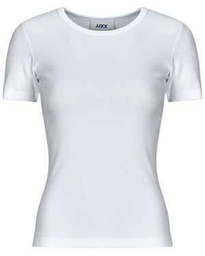 JJXX T Shirt Jxfrankie Str Ss Rib Tee - Blue