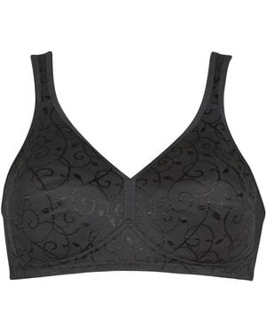 Triumph Elegant Cotton Triangle Bras And Bralettes - Black