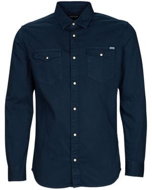 Jack & Jones Jjesheridan Shirt Long Sleeved Shirt - Blue