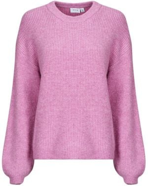 Vila Jumper Viretta O-neck - Purple