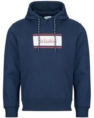 Jack & Jones Hoodies Jjbuster Sweat Hood - Blue