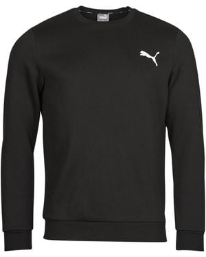 PUMA Ess Crew Sweat Fl Sweatshirt - Black