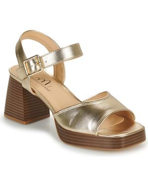 Moony Mood Heeled Sandals Gina - Metallic