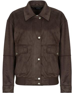 ONLY Jacket Onlnala Life Faux Suede - Brown