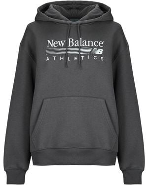New Balance Hoodies Trackside Fleece Hoodie - Grey