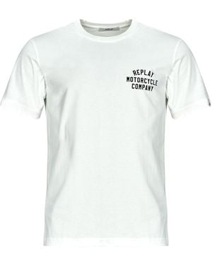 Replay T Shirt - White