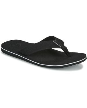Quiksilver Flip Flops / Sandals (shoes) Molokai Layback Textured - Black