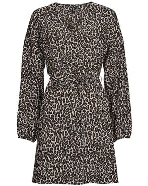 Vero Moda Dress Vmnaja Ls Short Dress Wvn Ga Noos - Black