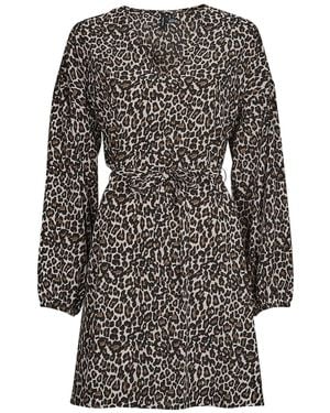 Vero Moda Dress Vmnaja Ls Short Dress Wvn Ga Noos - Black