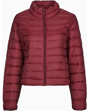 ONLY Duffel Coats Onltahia Lw Quilted - Red