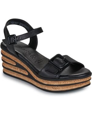 Tamaris Wedge Sandals 28310-001 - Black
