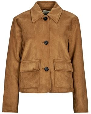 Jdy Jacket Nanna Faux Suede - Brown