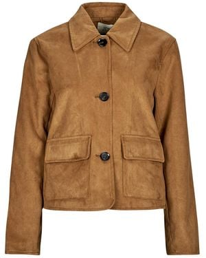 Jdy Jacket Nanna Faux Suede - Brown