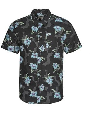 Quiksilver Short Sleeved Shirt Apero Classic Ss - Black
