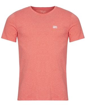 Teddy Smith T Shirt The Tee 1 Mc - Pink