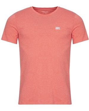 Teddy Smith T Shirt The Tee 1 Mc - Pink
