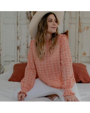 Celeste Blouse Hirondelle - Brown