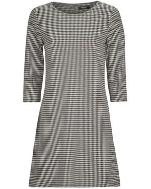 ONLY Dress Onlbrilliant 3/4 Check Dress Jrs - Grey