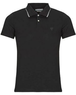 Guess Polo Shirt Nolan Ss Polo - Black