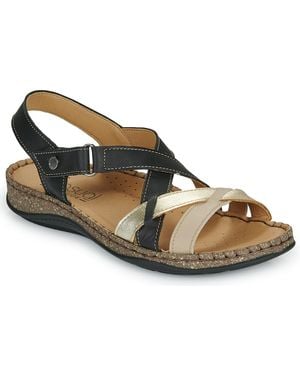 Casual Attitude Flat Sandals Slowa - Brown