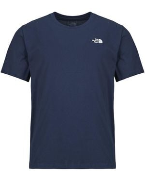 The North Face T Shirt Evolution Simple Dome Regular Short Sl Summit - Blue