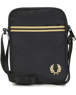 Fred Perry Pouch Tipped Tap Small Side Bag - Black