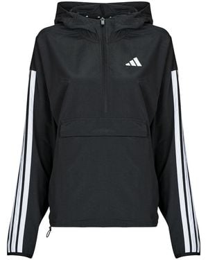 adidas Windbreakers Essentials 3-stripes Lifestyle Woven Windbreaker - Black