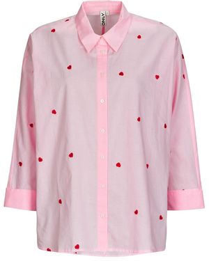 ONLY Shirt Onlnewlina - Pink