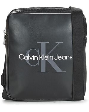Calvin Klein Pouch Monogram Soft Reporter18 - Black