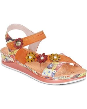 Laura Vita Flat Sandals Brcuelo 81 - Metallic