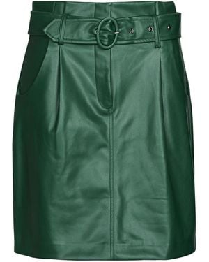 Vila Vichoosy Hw Coated Skirt Skirt - Green