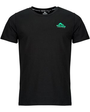 Helvetica T Shirt Detroit - Black