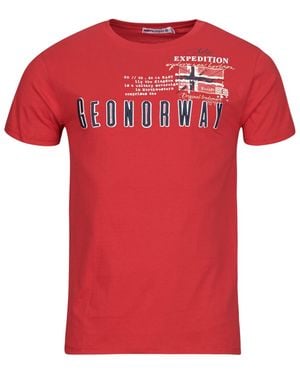 GEOGRAPHICAL NORWAY T Shirt Jason - Red