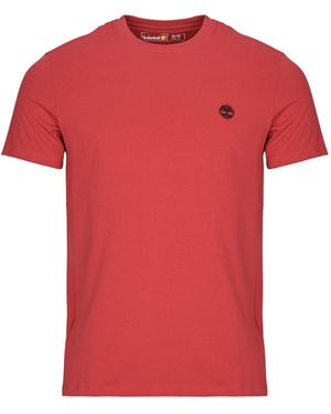 Timberland T Shirt Dunstan River Short Sleeve Tee - Red