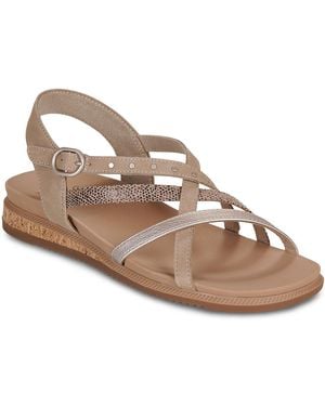 Skechers Flat Sandals Desert Kiss Low - Brown