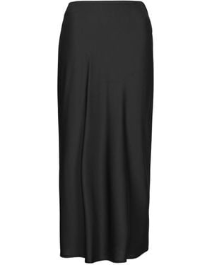 Vila Long Skirts Viellette - Black