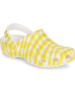 Crocs™ Clogs (shoes) Classic Gingham Clog - Yellow