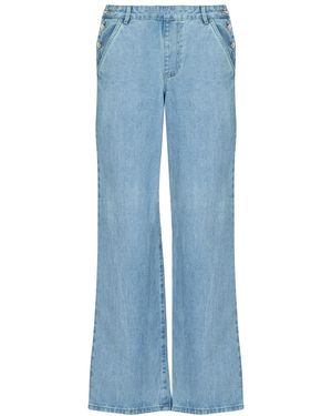 Vila Flare / Wide Jeans Viassia - Blue