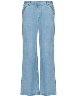 Vila Flare / Wide Jeans Viassia - Blue
