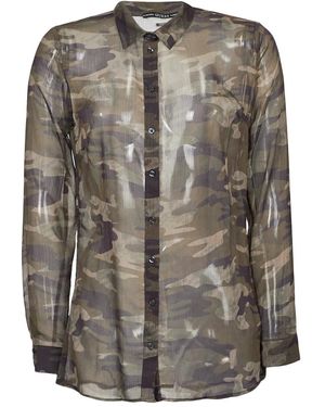 Guess Ls Clouis Shirt Shirt - Green