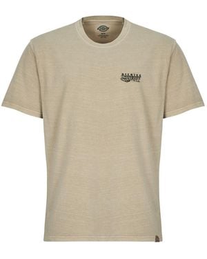 Dickies T Shirt Service Station Ss Tee - Natural