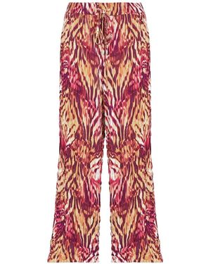 Les Petites Bombes Wide Leg / Harem Trousers Dalida - Red