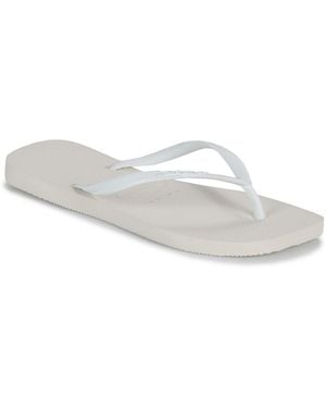 Havaianas Flip Flops / Sandals (shoes) Slim Square - White