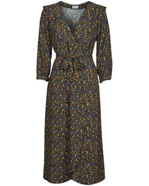 Vila Vizugi Long Dress - Grey