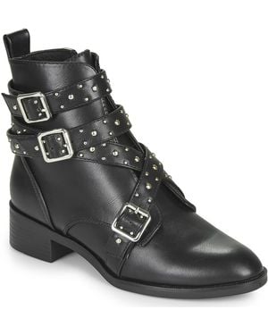 ONLY Bright 14 Pu Stud Boot Mid Boots - Black