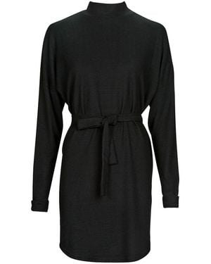 Noisy May Dress Nmcity Ava L/s Short Dress Noos - Black